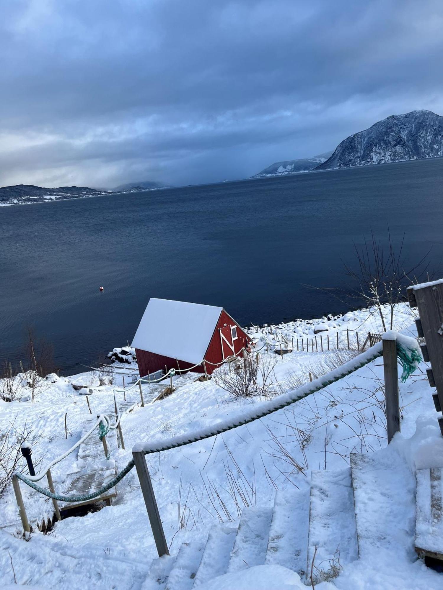 Hjelvikhytta - Flott Beliggenhet Ved Sjoen Hébergement de vacances Hjelvik